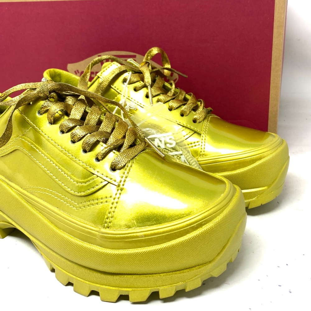 VANS Collina Strada Old Skool Vibram Women Synthetic Yellow Low Shoe VN0009Q4YL9 - Picture 7 of 11